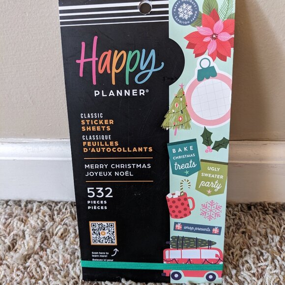 Happy Planner NWT Classic Sticker Sheets - Merry Christmas - Picture 1 of 9